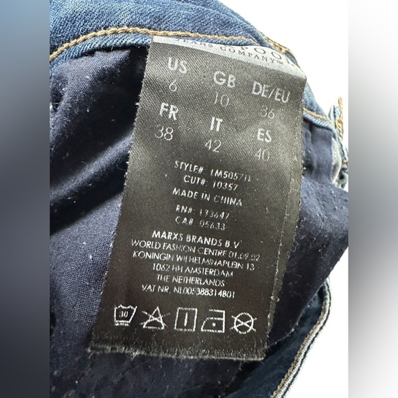 Liverpool Jeans Company Womens Distressed Mid-Rise Skinny Jeans Blue Size 6 / 28 - Picture 10 of 11